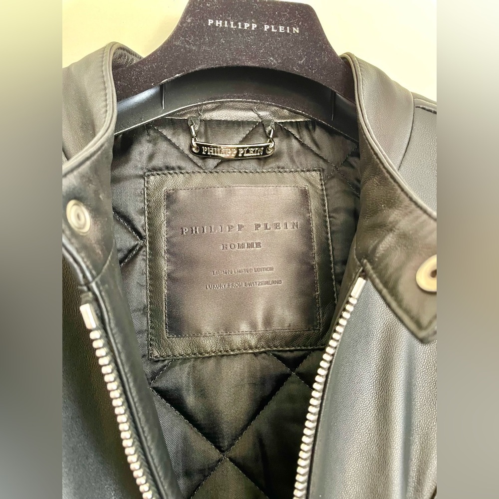 Philipp Plein leather jacket - Picture 4 of 5